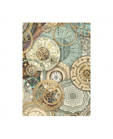 Papel arroz Stamperia A6 Sir Vagabond in Fantasy World backgrounds (8UD) 2