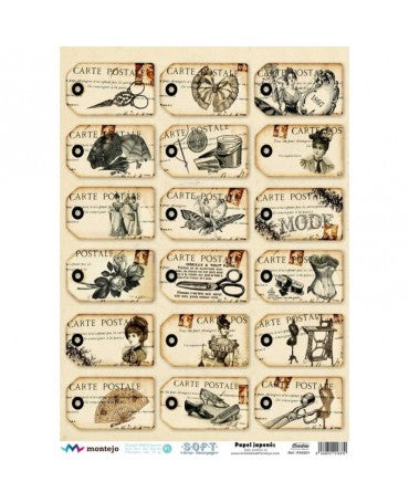 Papel Arroz Seda JAPONÉS SOFT A3 COSTURA 1 1