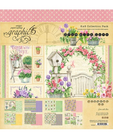 Colección 20x20 GRAPHIC 45 Grow with Love 1