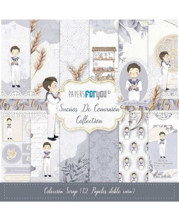 COLECCIÓN 30x30 PAPERS FOR YOU Sueños De Comunión Niño moreno 1