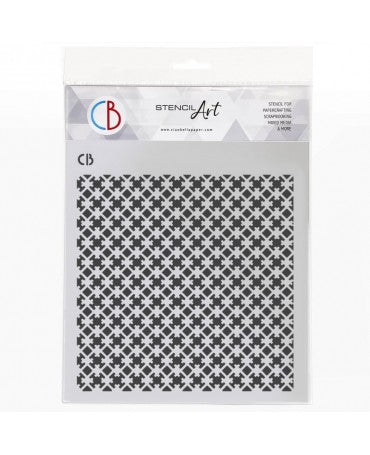 STENCIL CIAO BELLA Geometric Alchemy 20x20cm 1
