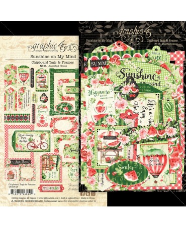 Etiquetas y marcos Sunshine on my Mind Graphic 45 1