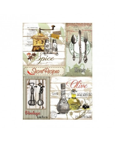 Papel arroz Cadence A3 SECRET RECIPES 1