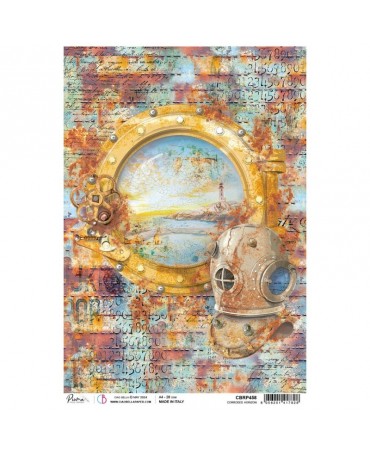 Papel Arroz CIAO BELLA A4 Coral Reef Corroded Horizon 1