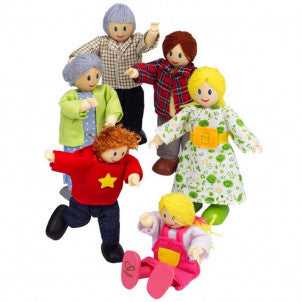 Familia muñecos europeos hape 2