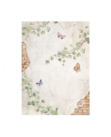 Papel arroz Stamperia A6 Lavender backgrounds (8UD) 2