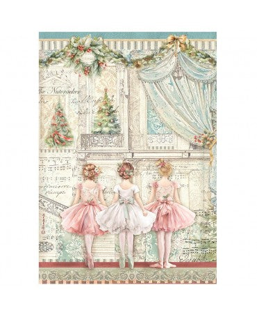 Papel arroz Stamperia A4 THE NUTCRACKER BALLET 1