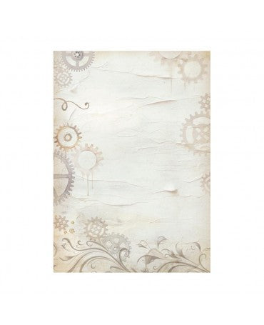 Papel arroz Stamperia A6 GEAR UP FOR CHRISTMAS backgrounds (8UD) 2