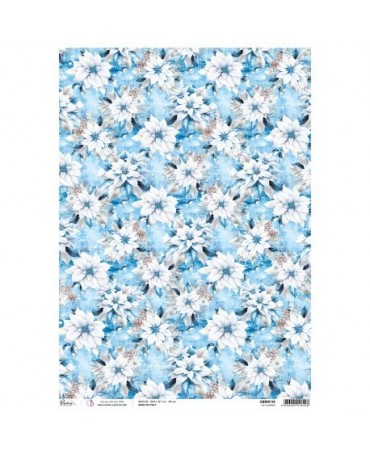 Papel Arroz CIAO BELLA A3 ICE FLOWERS 1