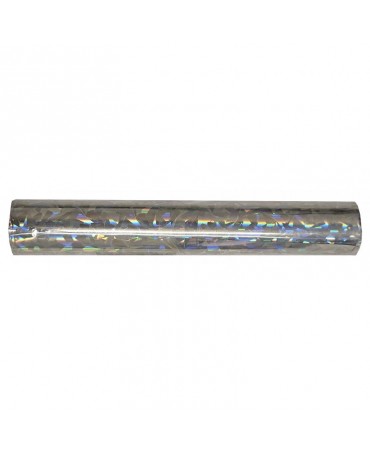 FOIL textil CADENCE Diamond Holografico Silver 17cmx5m 1