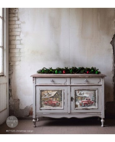 Papel decoupage PRIMA Christmas Cargo A3 2
