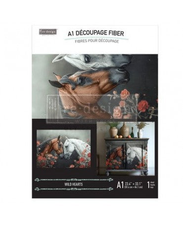Papel decoupage PRIMA Wild Hearts A1 1