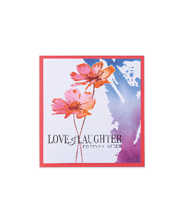 Stencil SIZZIX en capas de flores 1