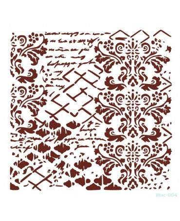 Stencil MISS 25X25cm MNC004 1
