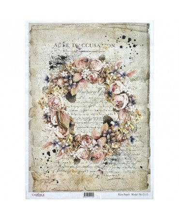 Papel arroz Cadence A3 DreamArt PAD2113 1