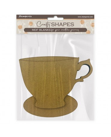 Madera Silueta DM stamperia Golden Harmony taza 1