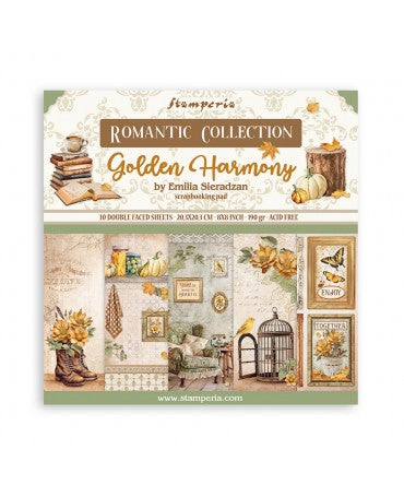 COLECCIÓN 30x30 STAMPERIA Golden Harmony 1