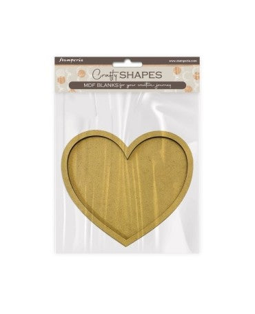 Madera Silueta DM stamperia corazones 1