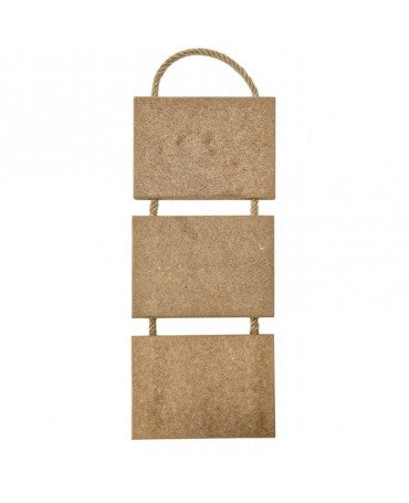 Madera COLGADOR 3 CARTELES DM Montejo 40x14.2cm 1