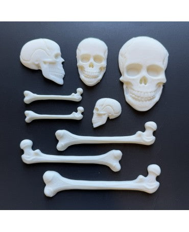 KIT MOLDES Huesos y Calaveras 1