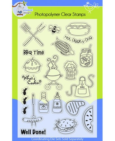 Sello silicona LILBLUEBIRD BBQ Time 1