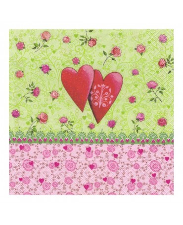 Servilletas Corazones 1