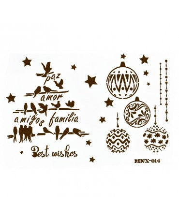 Stencil MISS 35X24cm MNX014 1