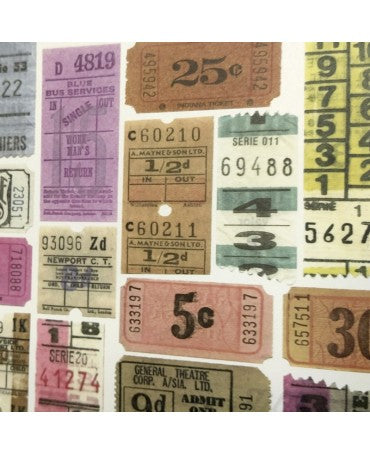 PAPEL ENCUADERNAR ROSSI Tickets 2 ud 1