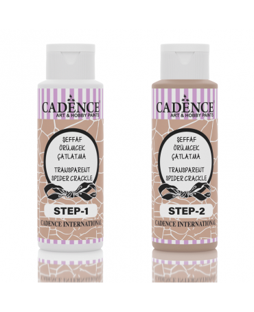 Craquelador 2 pasos Transparent Spider CASHMERE 1