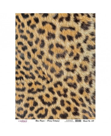 Papel arroz Cadence A3 Animal print PA081 1