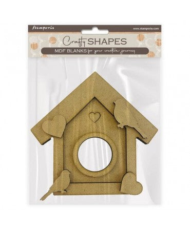 Madera Silueta DM stamperia CASA PAJARO 1