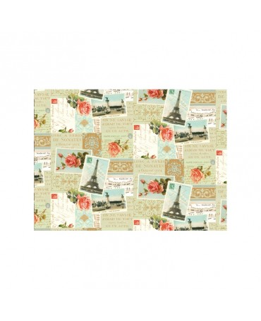 PAPEL ENCUADERNAR ROSSI Paris Postcards 2 ud 2