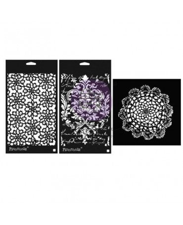 Stencil PRIMA FINNABAIR Shabby Romantic (3pcs) 1
