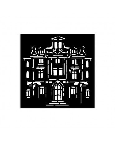 STENCIL Stamperia 12x12 cm ART OF TRAVELLING PALACE 1