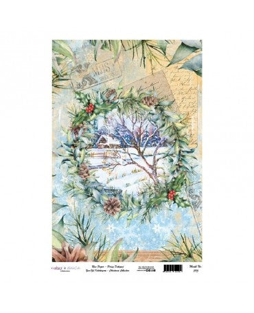 Papel arroz Cadence A3 Corona con casa 893 1