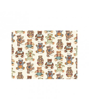 PAPEL ENCUADERNAR ROSSI Teddy Bears 2 ud 2