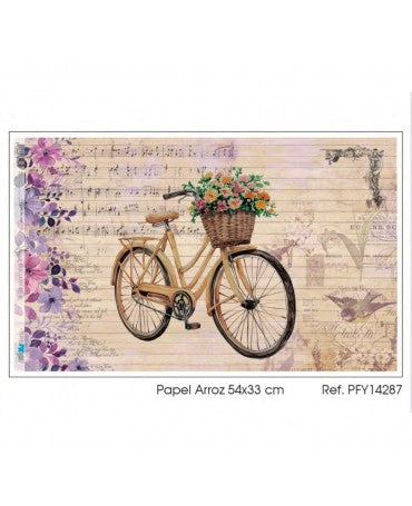 PAPEL ARROZ PFY Vintage Bike VI 1
