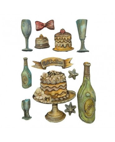 Molde Stamperia A5 Masquerade Flut And Cake 2