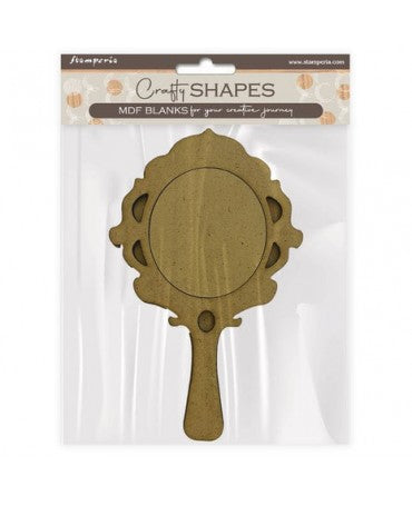Madera Silueta DM stamperia Masquerade Mirror 1