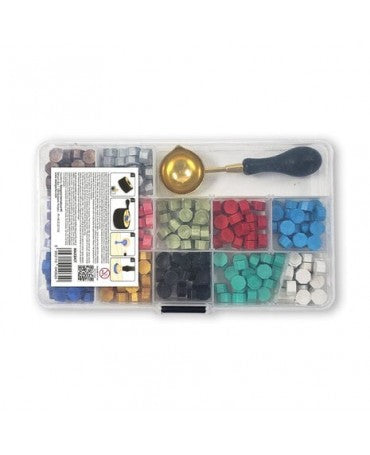 Lacre caja variada Stamperia 12x5 gr + cuchara 1