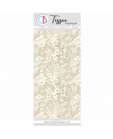 PAPEL SEDA CIAOBELLA ANTIQUE LINEN LACE 1