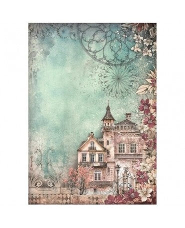 Papel arroz Stamperia A4 Master of Magic House 1