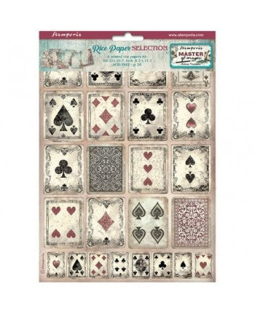 Papel arroz Stamperia A4 (6UD) Master of Magic 1