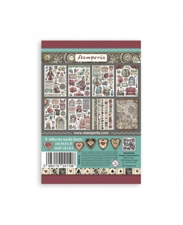 Washi Tape STAMPERIA 8 HOJAS A5 Master of Magic 2