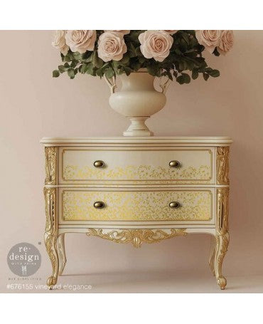 Transfer Rub On PRIMA 2ud 8.5"X11" Kacha Vineyard Elegance 2