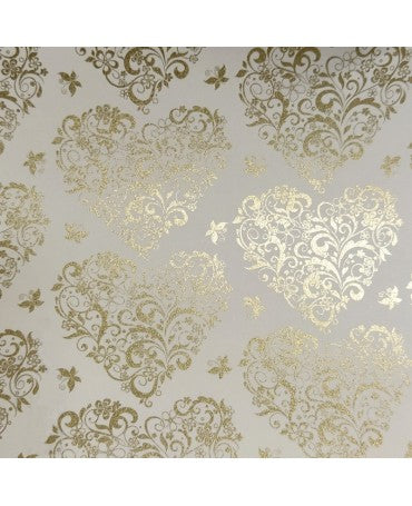 PAPEL ENCUADERNAR ROSSI Hearts & Butterflies 2 ud 1