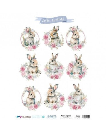 Papel Arroz Seda JAPONÉS SOFT A3 EASTER 2 1