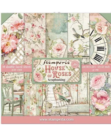 COLECCIÓN 30x30 STAMPERIA House of Roses 1