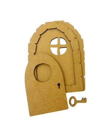 Madera Silueta DM stamperia Hidden Grove Door 2