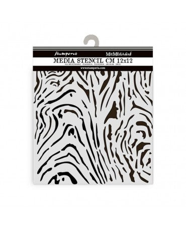 STENCIL Stamperia 12x12 cm Hidden Grove Wood Pattern 1